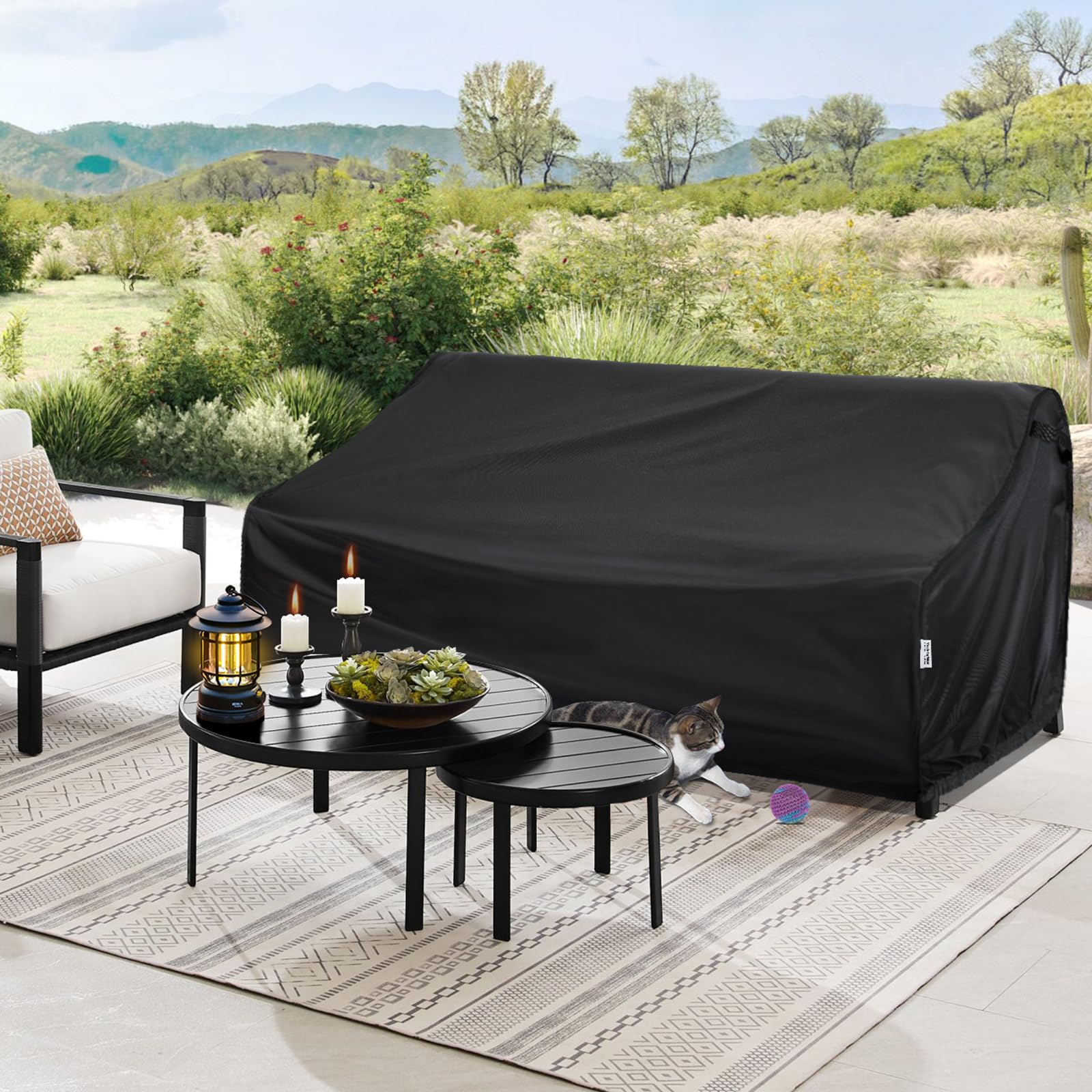 Patio Furniture Covers Waterproof,79Wx37Dx35H inches