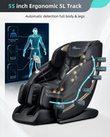 2024 Massage Chair, 4D Full Body Zero Gravity Massage Chairs