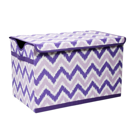 Match Ikat Chevron/Dots Purple