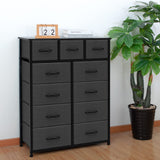 11-Drawer Dresser, Fabric Storage Tower for Bedroom, Living Room