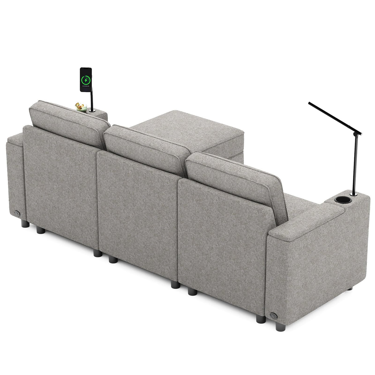 Modular Sectional Sofa,Multifunctional Couches for Living Room with Storage