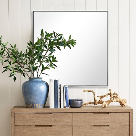 36 x 48 Inch Rectangle Wall Mirror, Aluminum Frame Rectangular Mirror