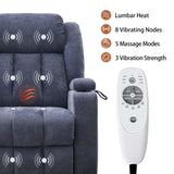 Electric Power Lift Recliner Chair for Elderly with Massage and Heat, Reclining Sofa Chair