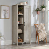 Miscellaneous Sliding Door Storage Pantry cabinets, L: 27.09" x W: 15.39" x H: 62.99"