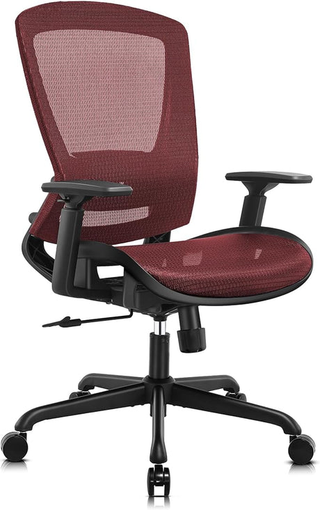 Mesh Office Chair,Ergonomic Computer Desk Chair,Sturdy Task Chair- Adjustable Lumbar