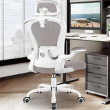 Office Chair, Ergonomic Office Chair with 3D Lumbar Support 3D Headrest, Comfy High