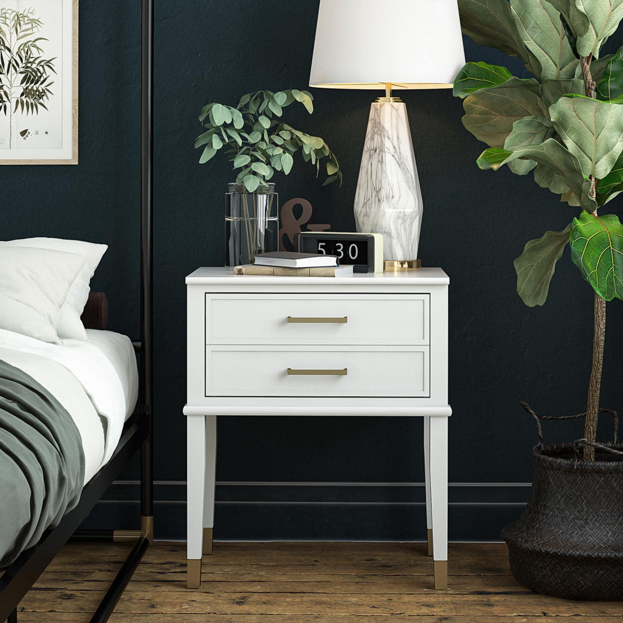 Westerleigh End Table, White