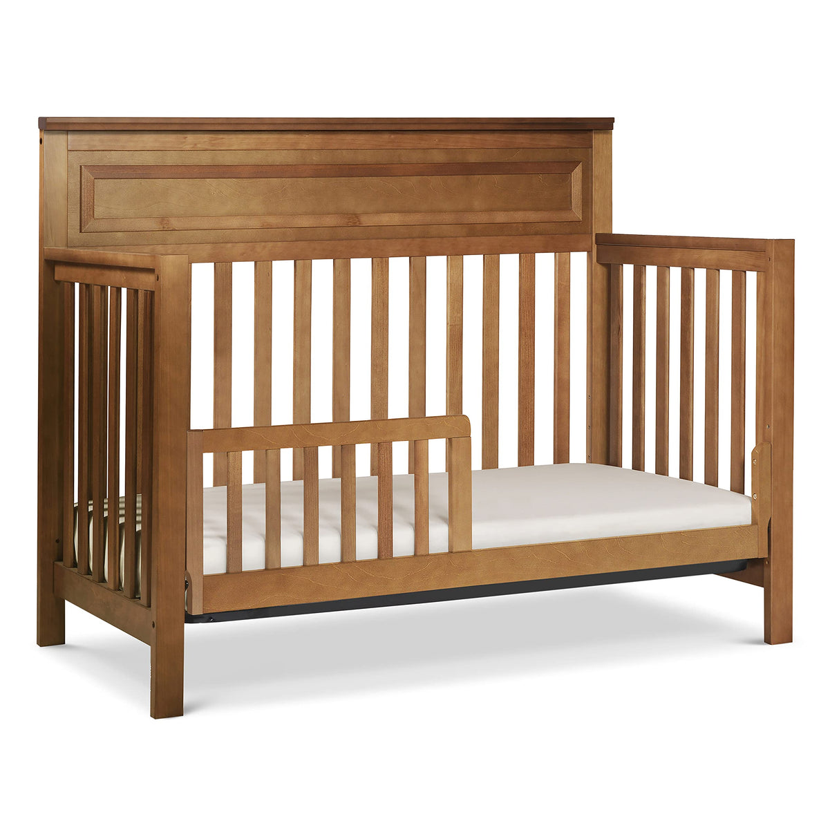 4-in-1 Convertible Crib in Chestnut