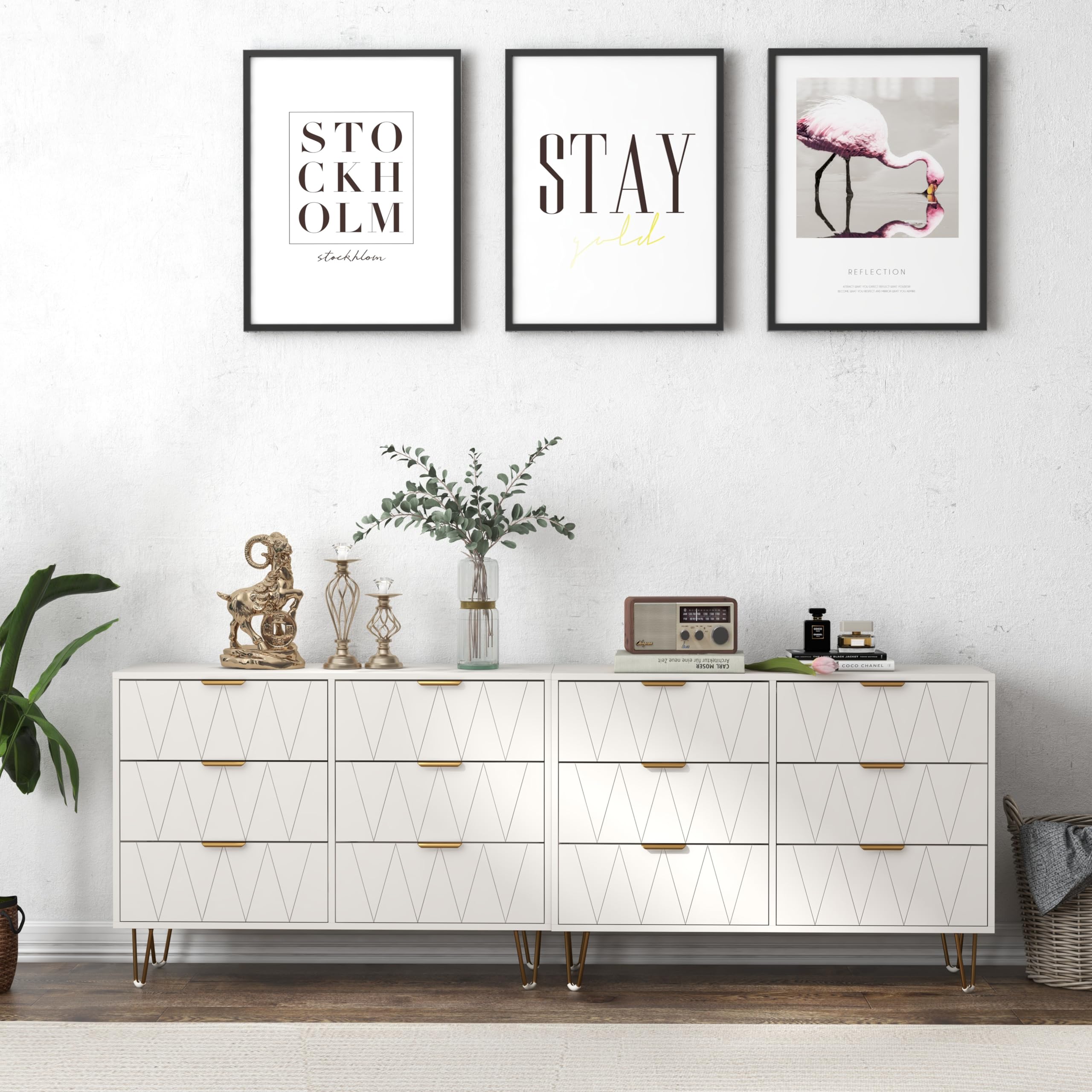 White Chest of Drawers Dresser
