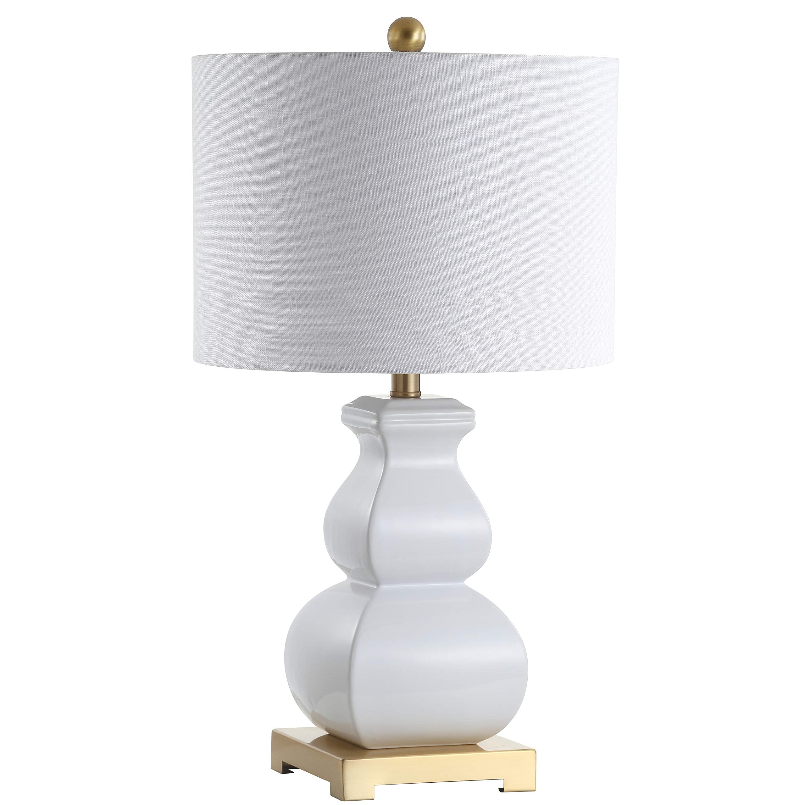 JYL3049B Vienna 25.5" Ceramic LED Table Lamp Contemporary Transitional Bedside