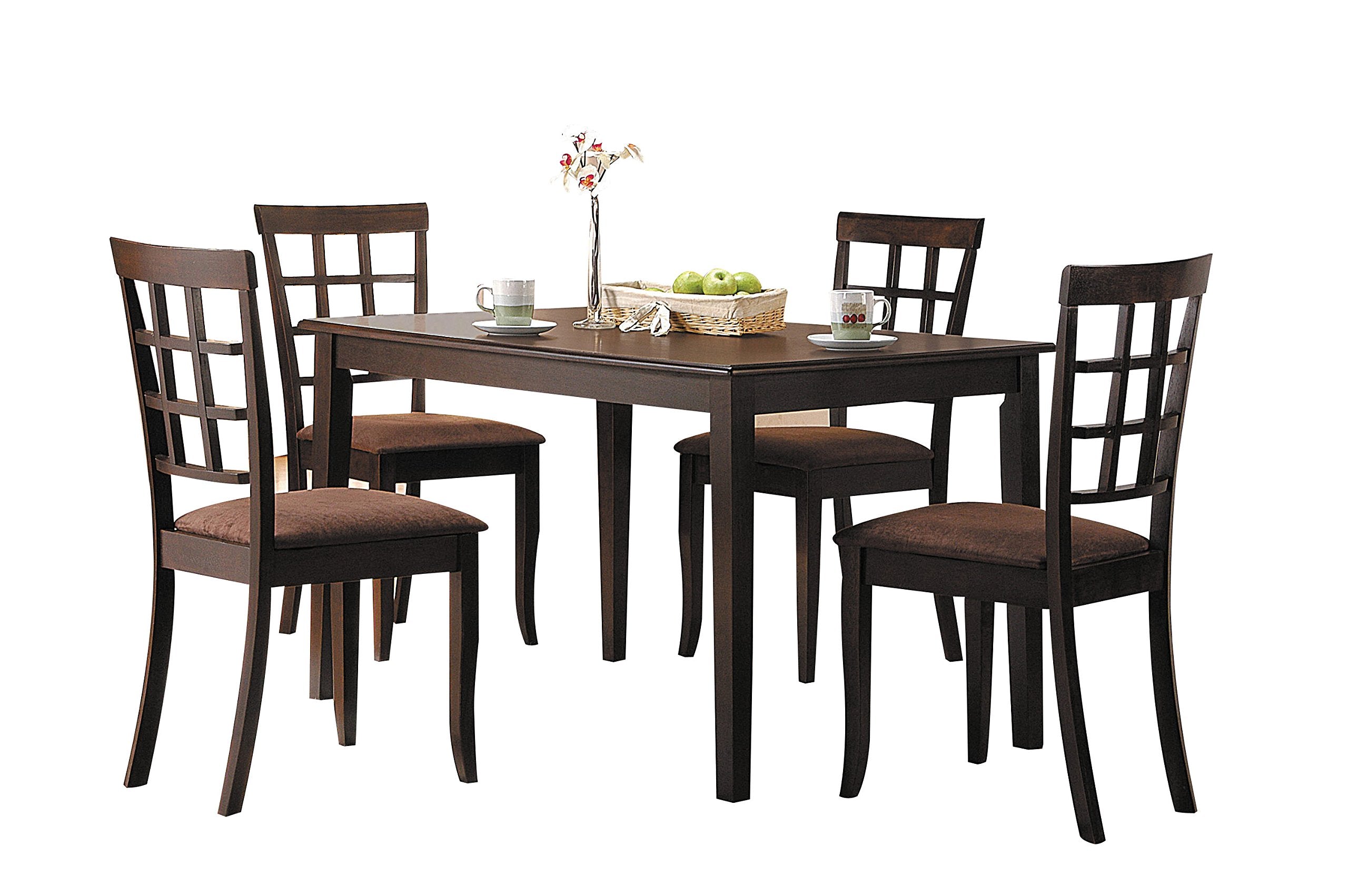 Acme Furniture Cardiff 5-Piece Dining Set, Espresso
