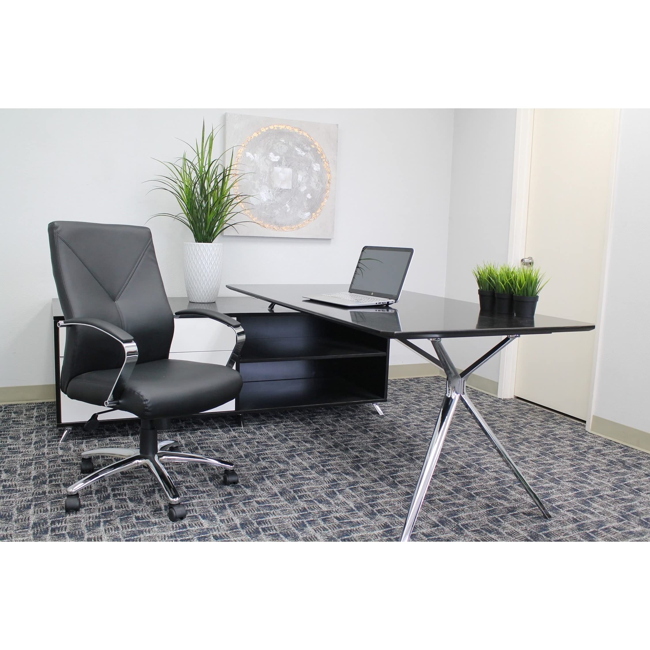 LeatherPlus Executive Chair in Grey