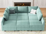 Modular Sectional Sleeper Sofa with Storage Reversible Modular Sofa Couch