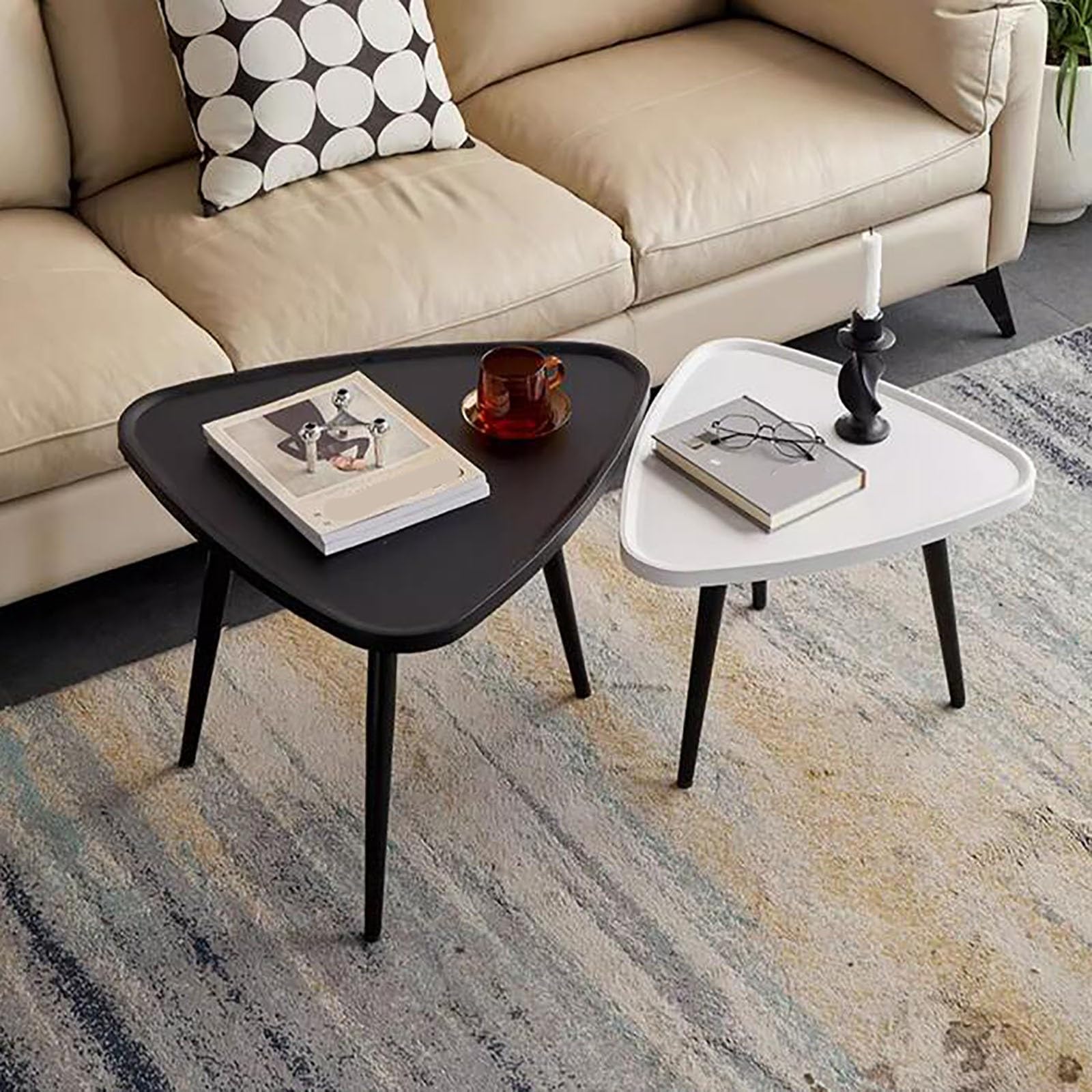 Triangle Coffee Table, Small Unit Combination Sofa Side Table