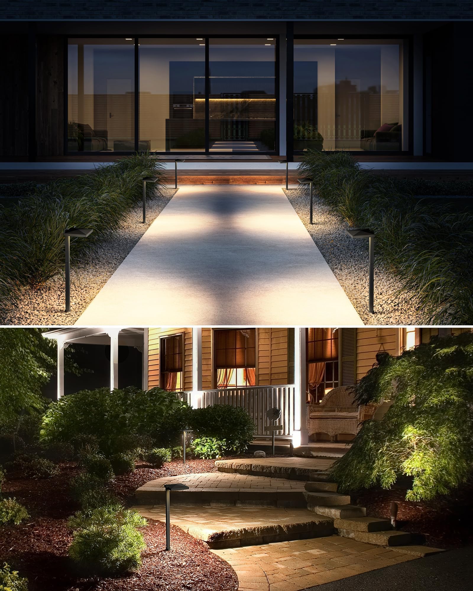 Low Voltage Landscape Lighting with Connectors 5W Anti-Glare LED Pathway