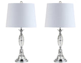 JYL2041A-SET2 Set of 2 Table Lamps Reid 25.5" Crystal LED Table Lamp French Country