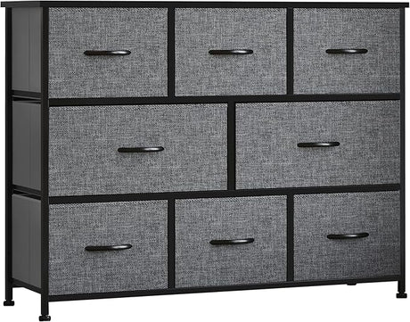 Drawer Dresser, 3-Tier Fabric Chest of Drawers, Storage Tower Organizer Unit