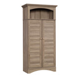 Harbor View Storage Pantry Cabinet, L: 35.28"x W: 17.87"x H: 71.73",