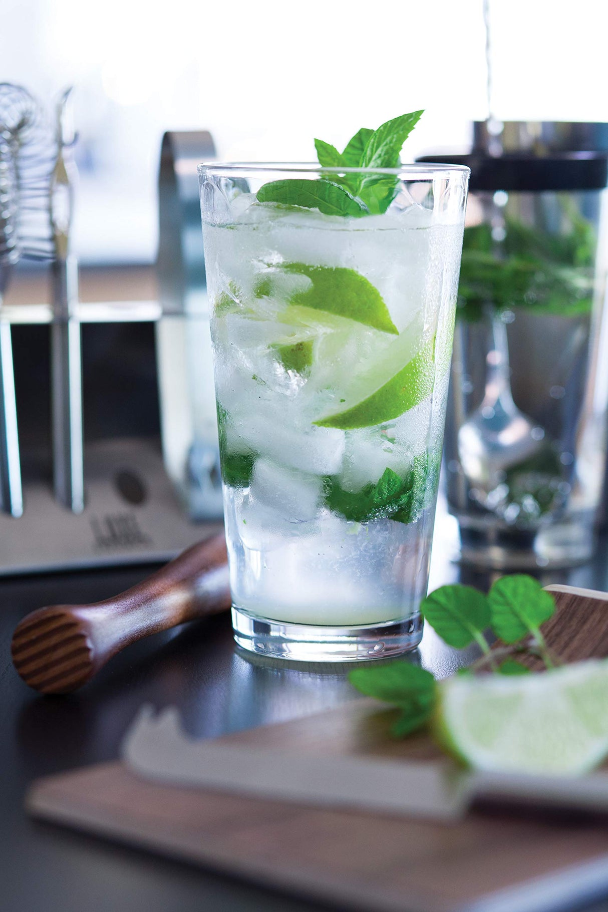 Mojito Kit, 5 Piece Cocktail Making Set, Green