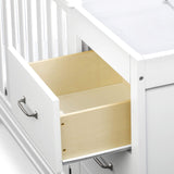 4-in-1 Convertible Mini Crib and Changer Combo in White, Greenguard Gold Certified