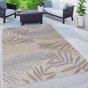 Bahama Palm Frond Indoor/Outdoor Non-Shedding Patio Deck Backyard