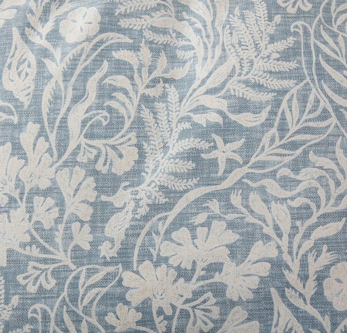 Duvet Cover Queen Size, 600 Thread Count Cotton Beige & Bluish Grey Printed