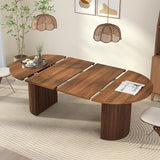 78 Inch Dining Table for 6 8 10, Modern Farmhouse Rectangular Kitchen Table, Long Dining
