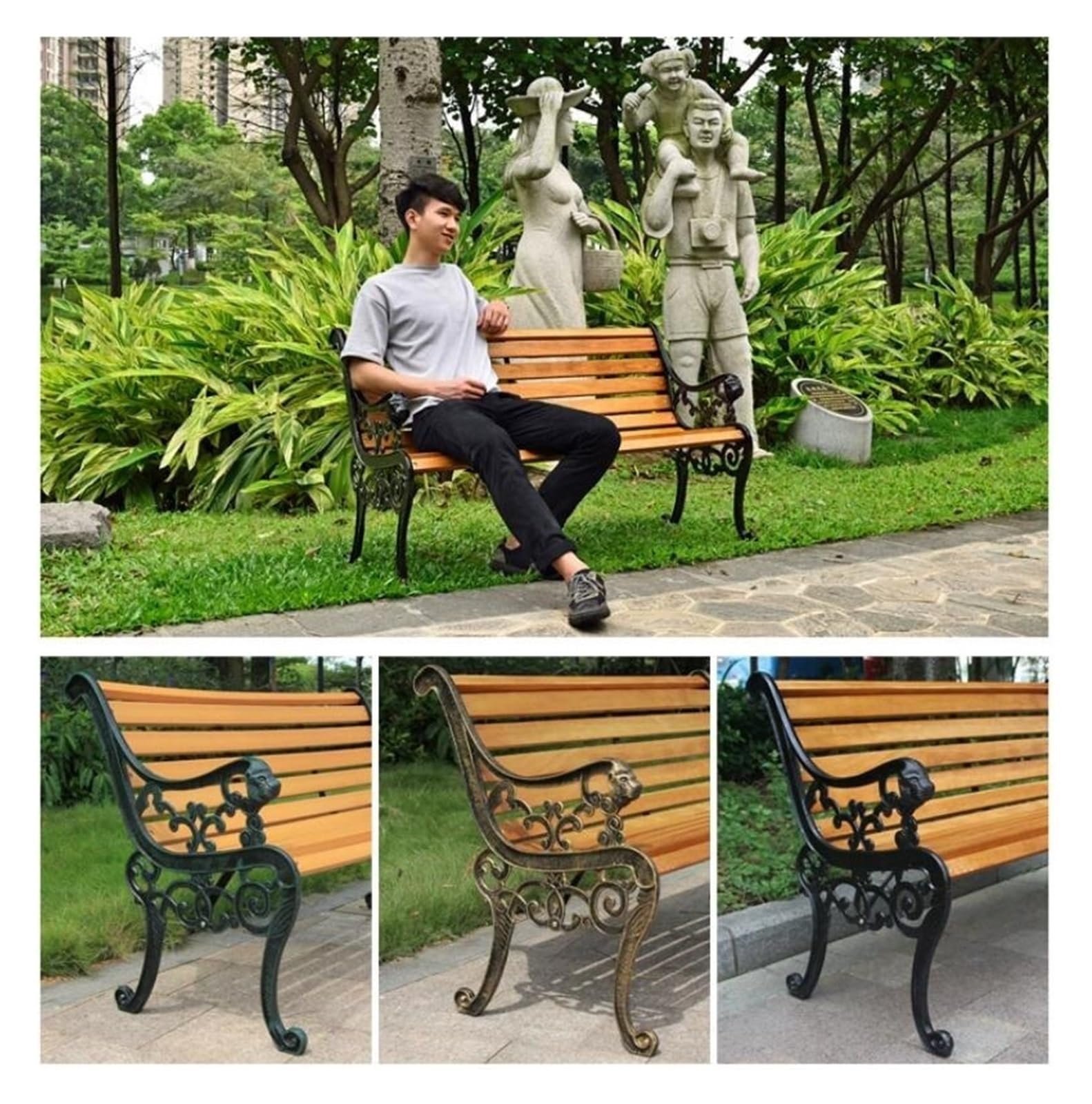 Outdoor Park Garden Bench