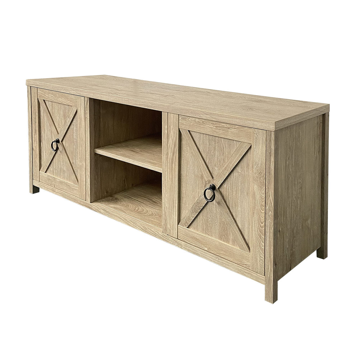 Granger TV Stand, 58" Wide, Brown
