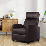 Recliner Chair Home Theater Seating PU Leather Recliner Sofa