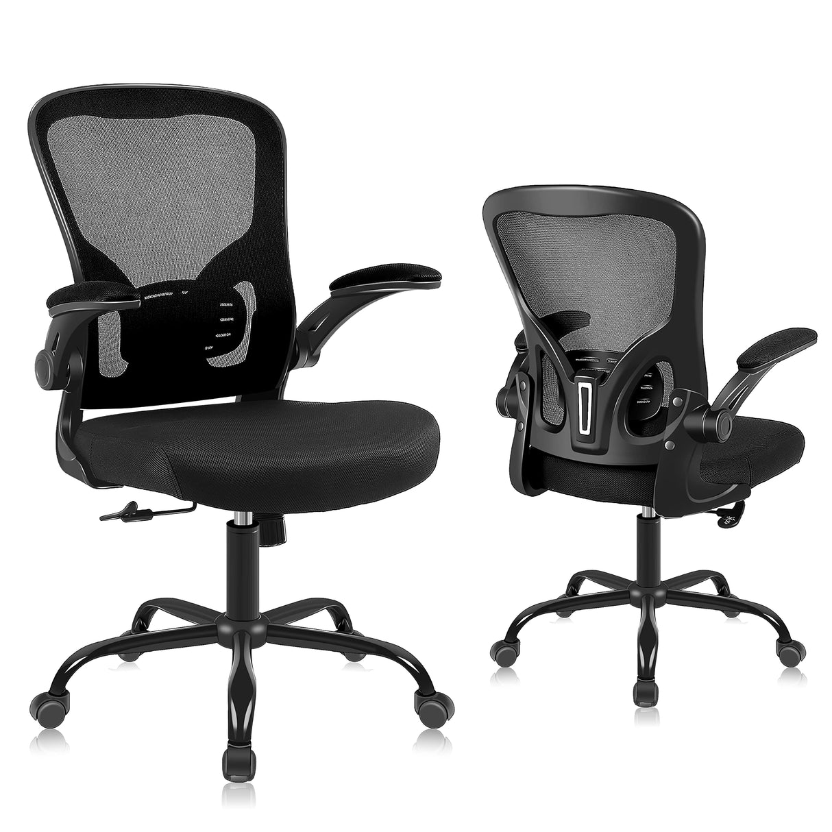 Ergonomic Office Desk Chair Breathable Mesh Swivel Computer Chair, Lumbar