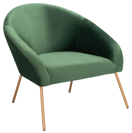 Home Collection Mandi Velvet Accent Chair ACH6204B, 0, Malachite Green/Gold