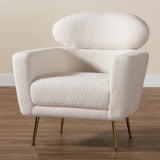 Baxton Studio Fantasia Chair, One Size, Ivory