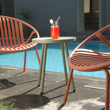 Werph Patio Furniture Set, 3 Pieces Outdoor Furniture with Bistro Table and Chairs Set of 2，Outdoor Patio Set with Porch Chairs and Table,Deck Conversation Set for Garden Poolside