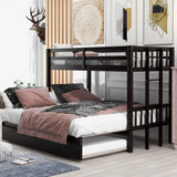 Over Twin/King Bunk Beds with Trundle, Twin Over Pull-Out bunk Bed Accommodate