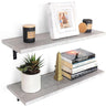 Wall Mounted Shelves, 24” Wall Hanging Shelf Set for Living Room, Office, Kitchen