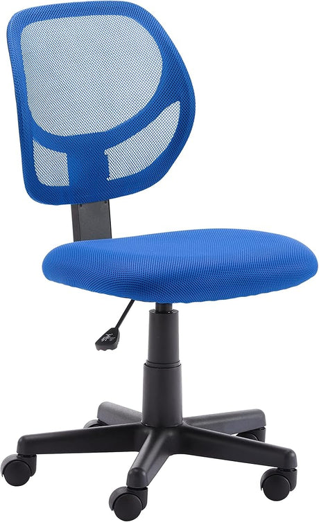 Office Computer Task Desk Chair, Low-Back, Pneumatic Seat, Breathable Mesh