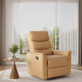 Swivel Rocker Recliner Chair with Adjustable Backrest and Footrest