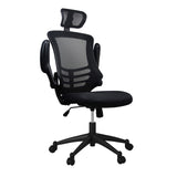 Modern Ergonomic High-Back Office Chair, Executive Mesh Home Office Chair with Adjustable Headrest