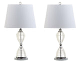 JYL2045A-SET2 Set of 2 Table Lamps Aubrey 24" Crystal LED Table Lamp Glam