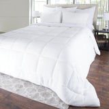 Reversible Sherpa Comforter – King Size Blanket with Box Stitching – Bedspread