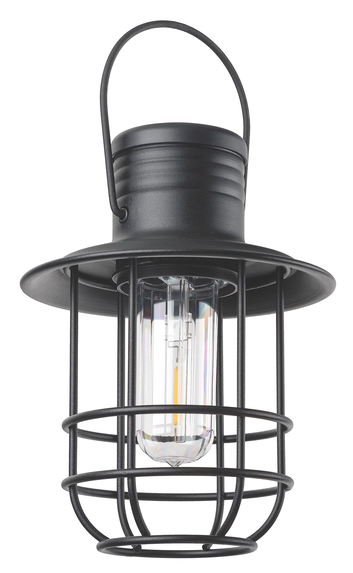 BL820-2 Battery-Operated LED Filament Style Lantern Outdoors Either