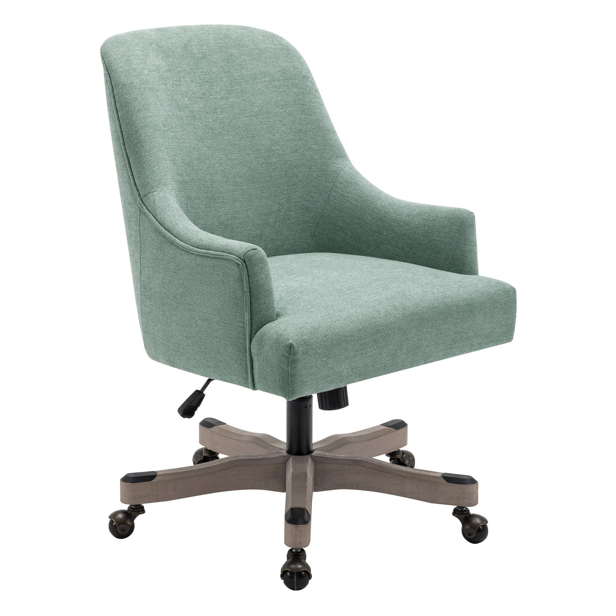 Bradwell Adjustable Swivel Office Chair - Mint Fabric