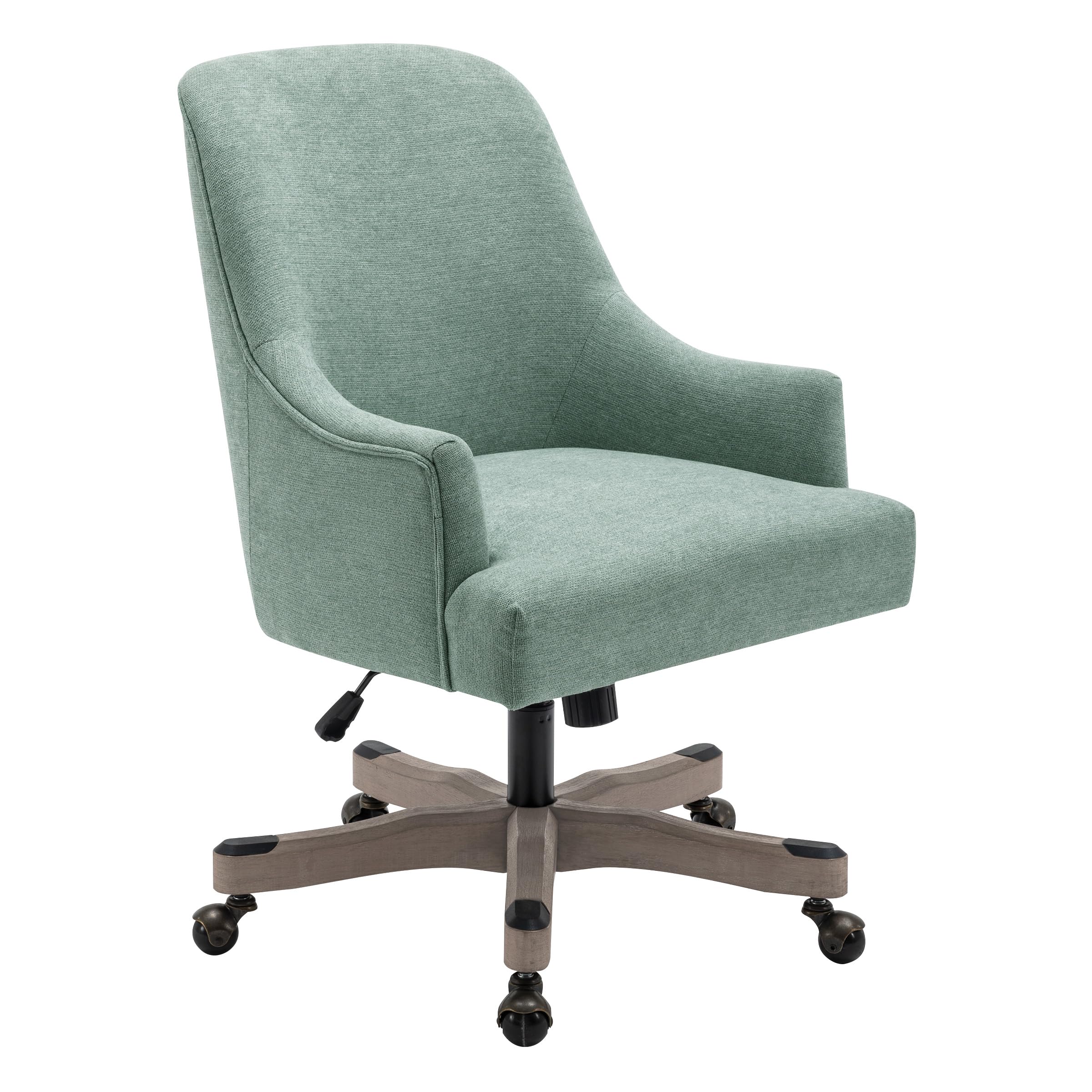 Bradwell Adjustable Swivel Office Chair - Mint Fabric