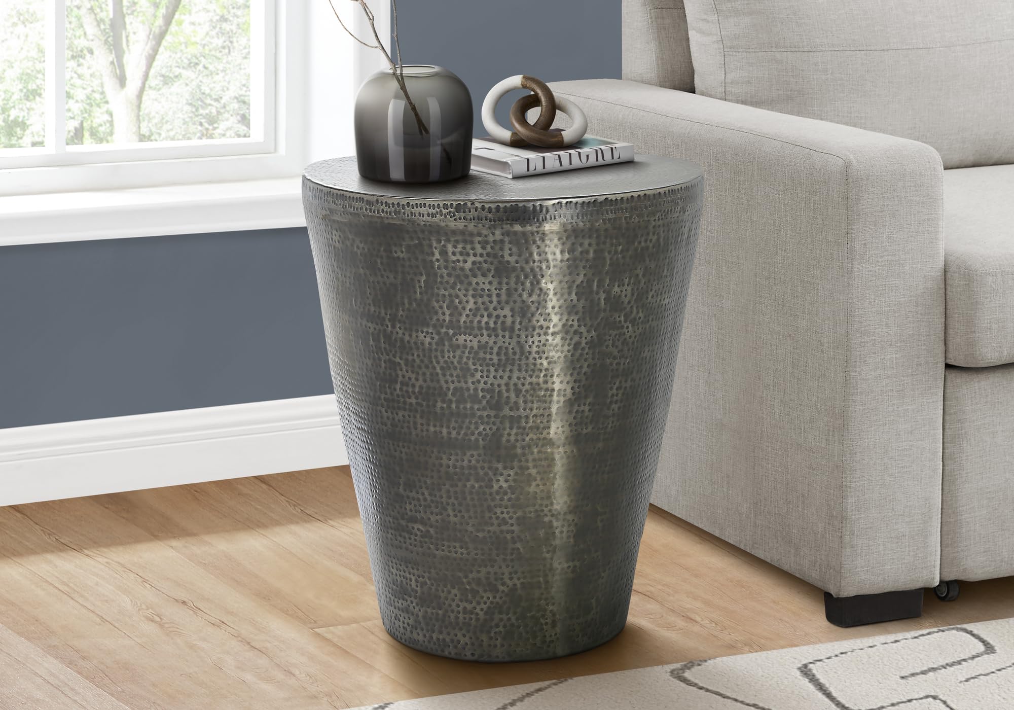 3924 Accent Table, Drum, Side, End, Nightstand, Lamp, Living Room, Bedroom