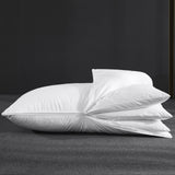 Adjustable Layer Goose Feather Pillow,Assembled Bed Pillow,100% Soft Cotton Cover