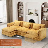 112" Oversized Sectional Sofa Cloud Couch for Living Room