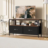 Stand Dresser with Storage, TV Console for Living Room, 2-Drawer Entertainment Center