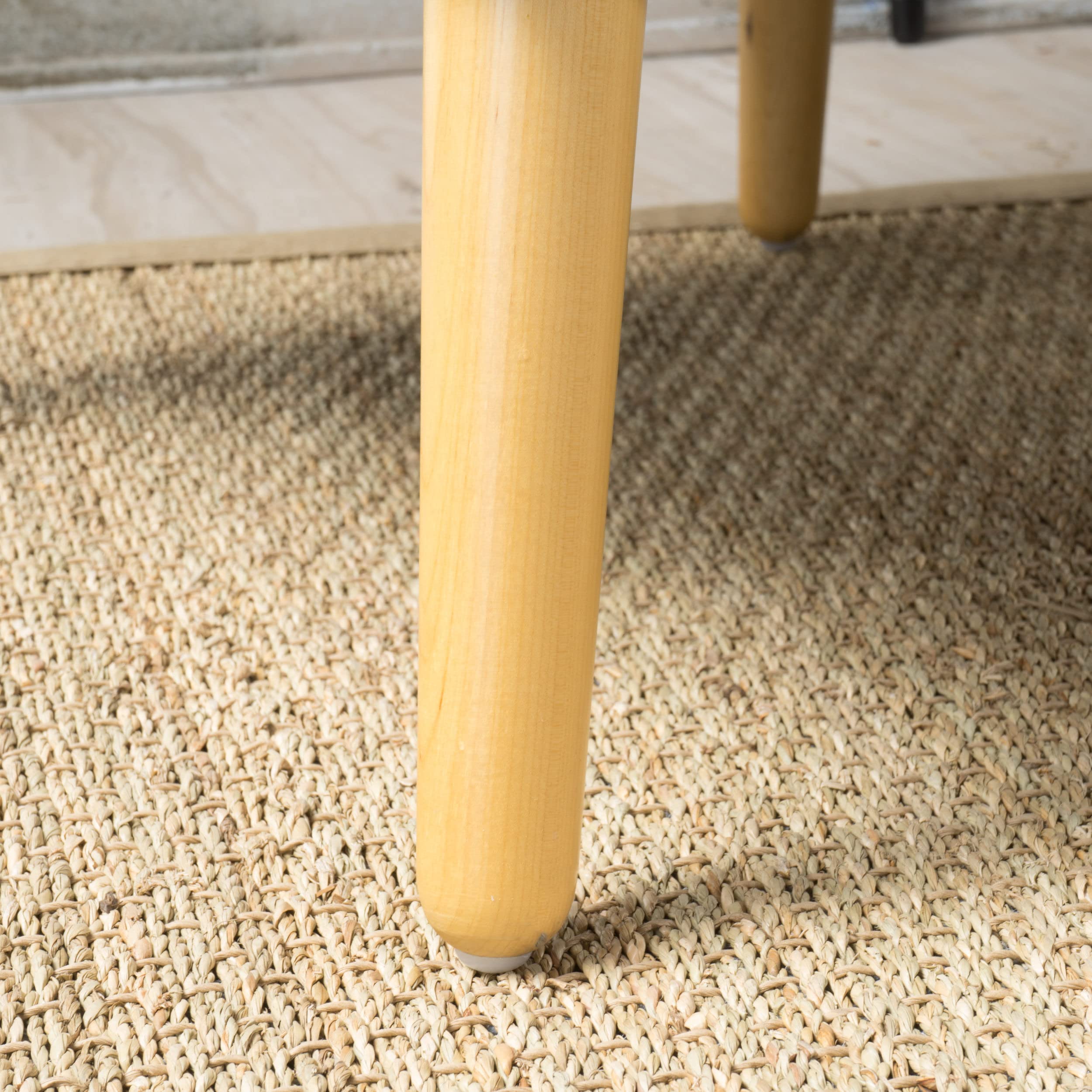 Felicity Mid-Century Fabric Arm Chairs, 2-Pcs Set, Teal