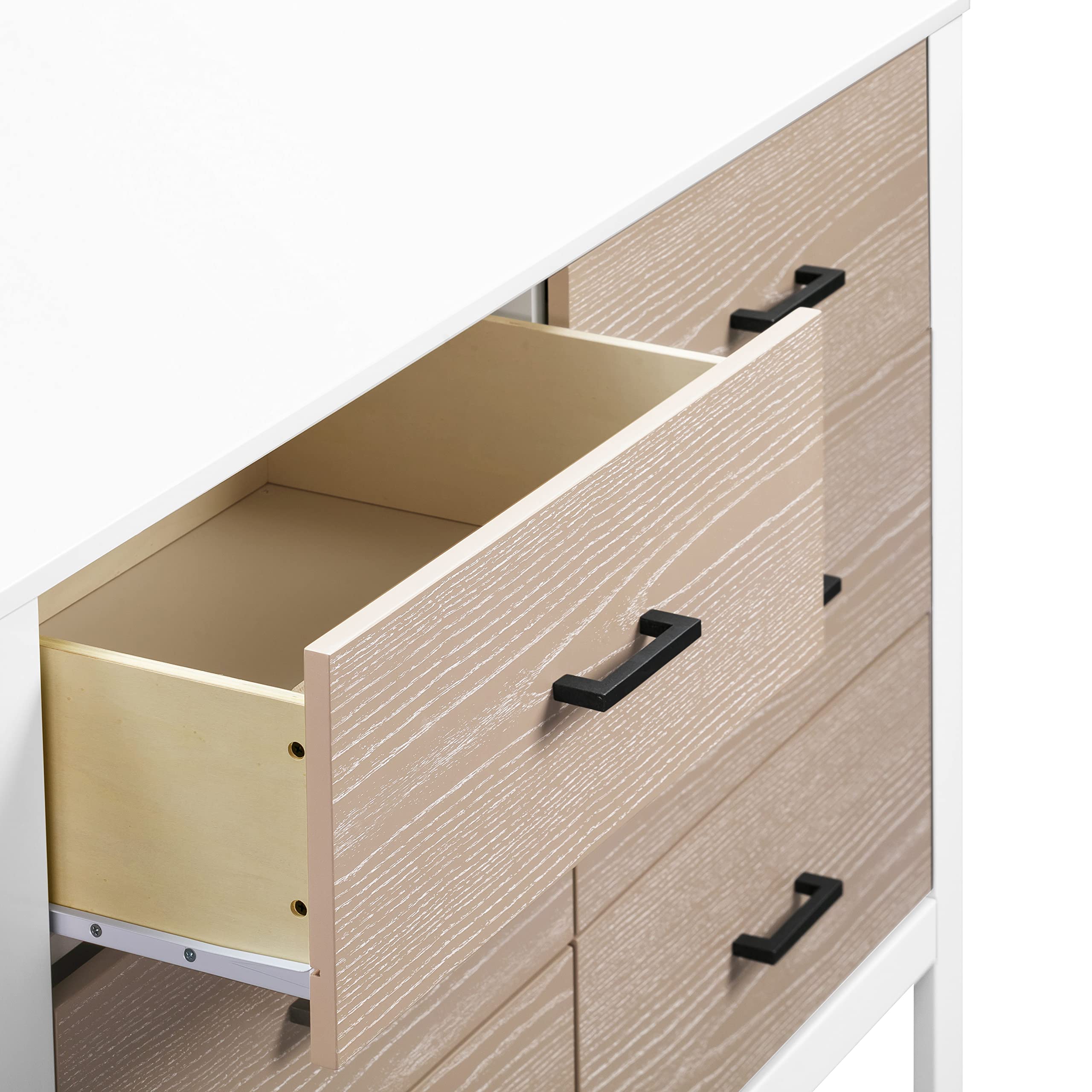 Carter's by DaVinci Radley 6-Drawer Dresser in White & Coastwood